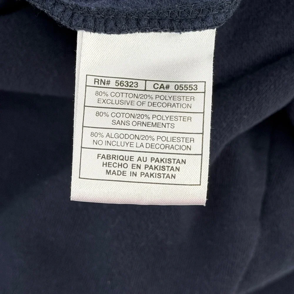 Vintage‎ Y2K Nike Athletic Dept Wide Leg Cargo Sweatpants Navy Mens L EUC